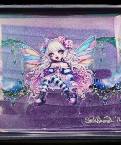 Purple Gothic Fairy Vampire Rolling Tray