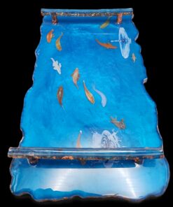 Alternative view of Koi Pond Bathroom/Vanity Tray with Handles